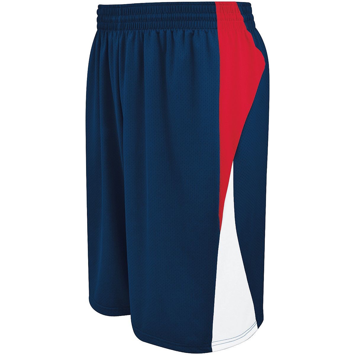 Holloway Campus Reversible Shorts in Navy/Scarlet/White  -Part of the Adult, Adult-Shorts, Basketball, Holloway, All-Sports, All-Sports-1 product lines at KanaleyCreations.com
