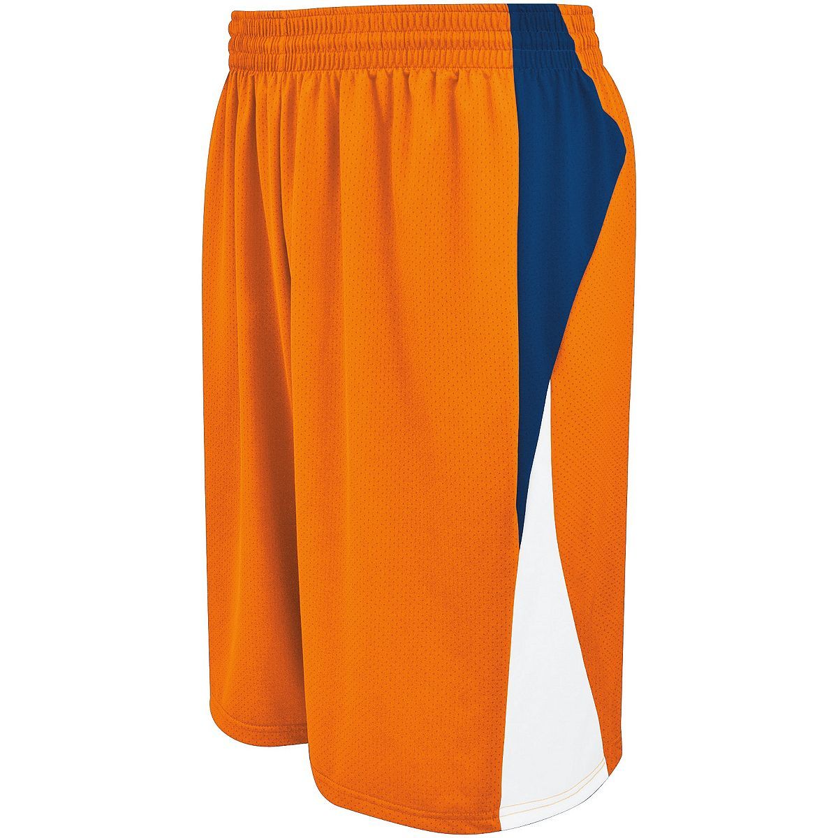 Holloway Campus Reversible Shorts in Orange/Navy/White  -Part of the Adult, Adult-Shorts, Basketball, Holloway, All-Sports, All-Sports-1 product lines at KanaleyCreations.com