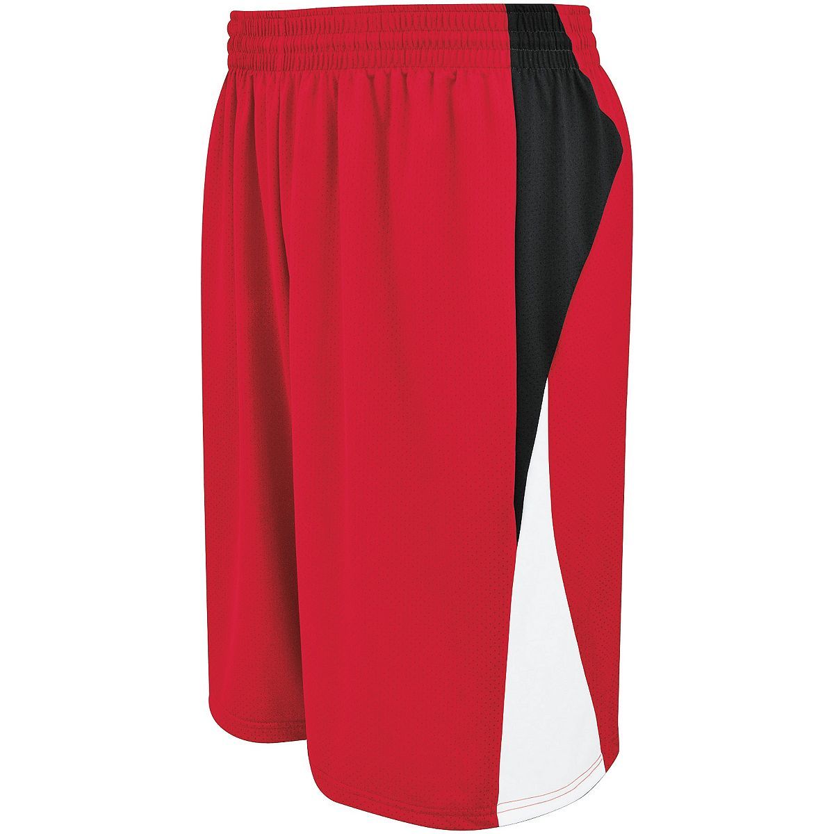 Holloway Campus Reversible Shorts in Scarlet/Black/White  -Part of the Adult, Adult-Shorts, Basketball, Holloway, All-Sports, All-Sports-1 product lines at KanaleyCreations.com