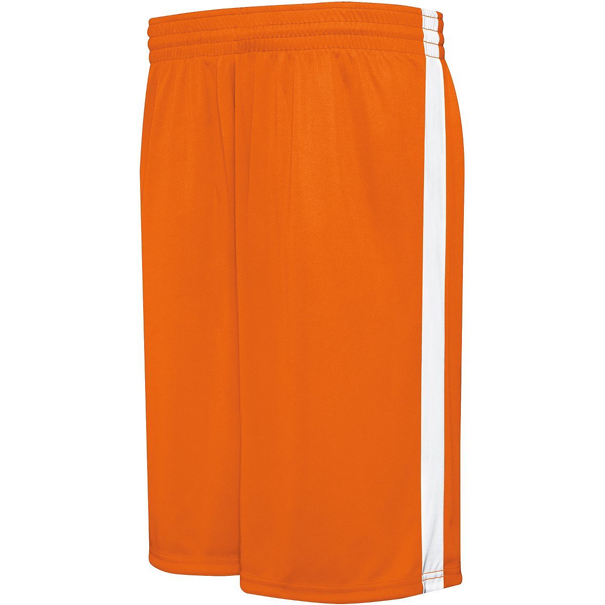 Augusta Sportswear Competition Reversible Shorts in Orange/White  -Part of the Adult, Adult-Shorts, Augusta-Products, Basketball, All-Sports, All-Sports-1 product lines at KanaleyCreations.com