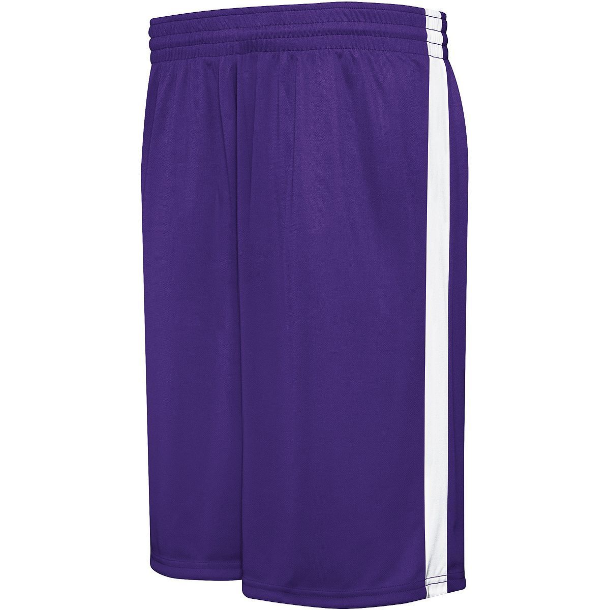 Augusta Sportswear Competition Reversible Shorts in Purple/White  -Part of the Adult, Adult-Shorts, Augusta-Products, Basketball, All-Sports, All-Sports-1 product lines at KanaleyCreations.com
