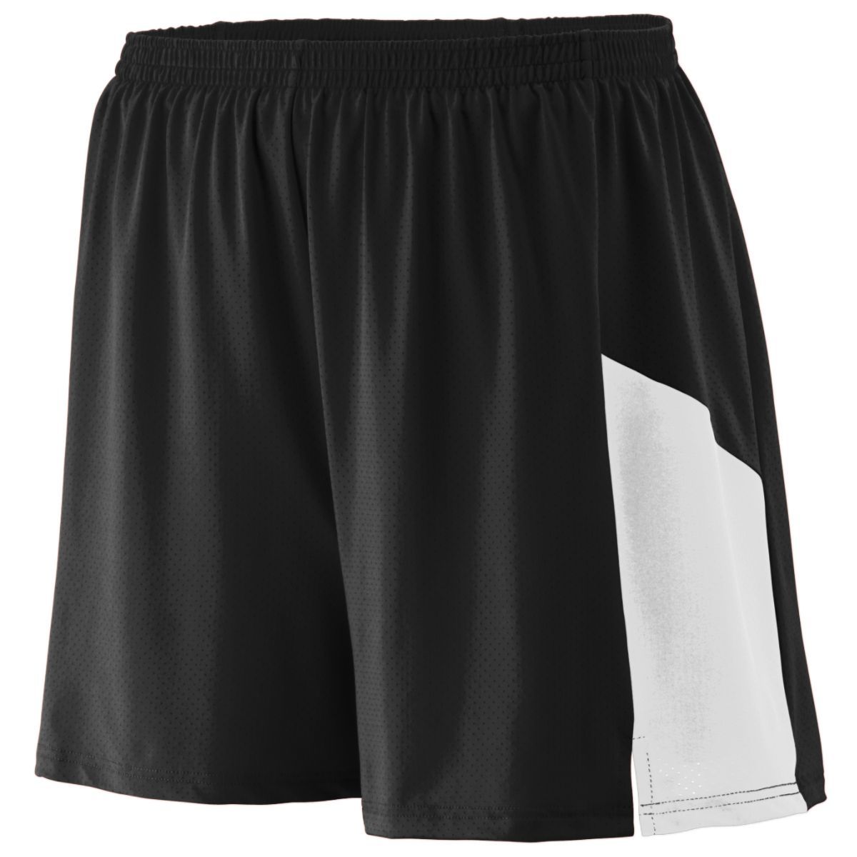 Augusta Sportswear Sprint Shorts in Black/White  -Part of the Adult, Adult-Shorts, Augusta-Products, Track-Field product lines at KanaleyCreations.com