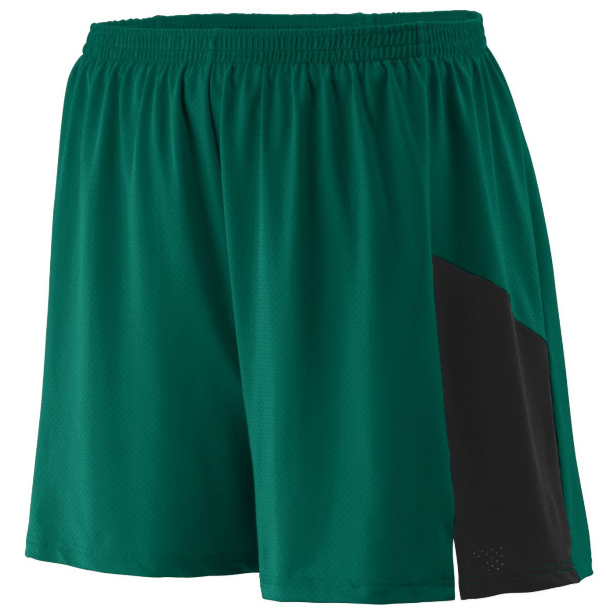 Augusta Sportswear Sprint Shorts in Dark Green/Black  -Part of the Adult, Adult-Shorts, Augusta-Products, Track-Field product lines at KanaleyCreations.com