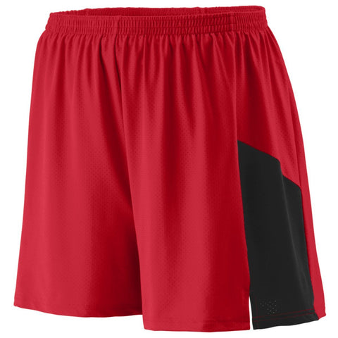Augusta Sportswear Youth Sprint Shorts in Red/Black  -Part of the Youth, Youth-Shorts, Augusta-Products, Track-Field product lines at KanaleyCreations.com