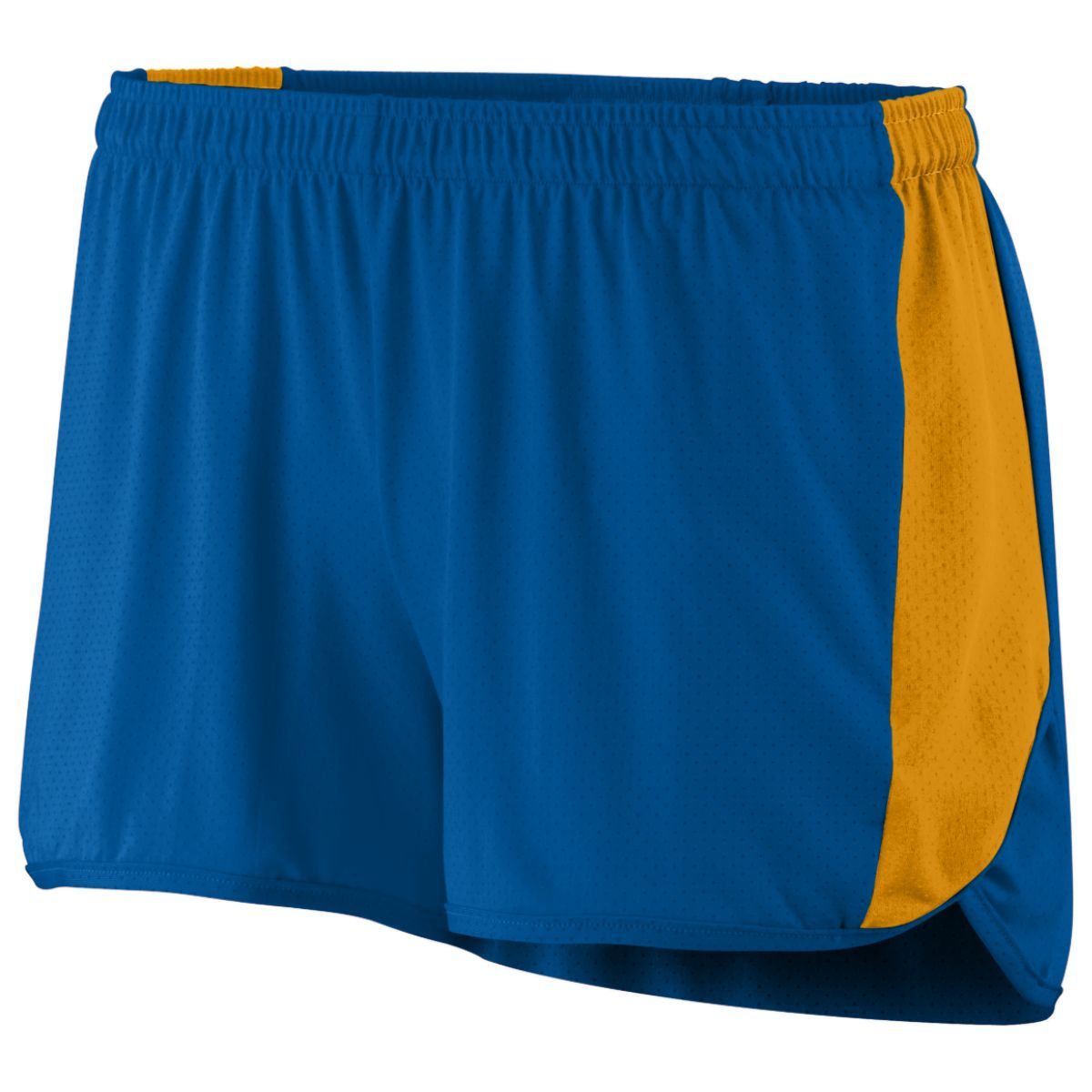 Augusta Sportswear Ladies Sprint Shorts in Royal/Gold  -Part of the Ladies, Ladies-Shorts, Augusta-Products, Track-Field product lines at KanaleyCreations.com