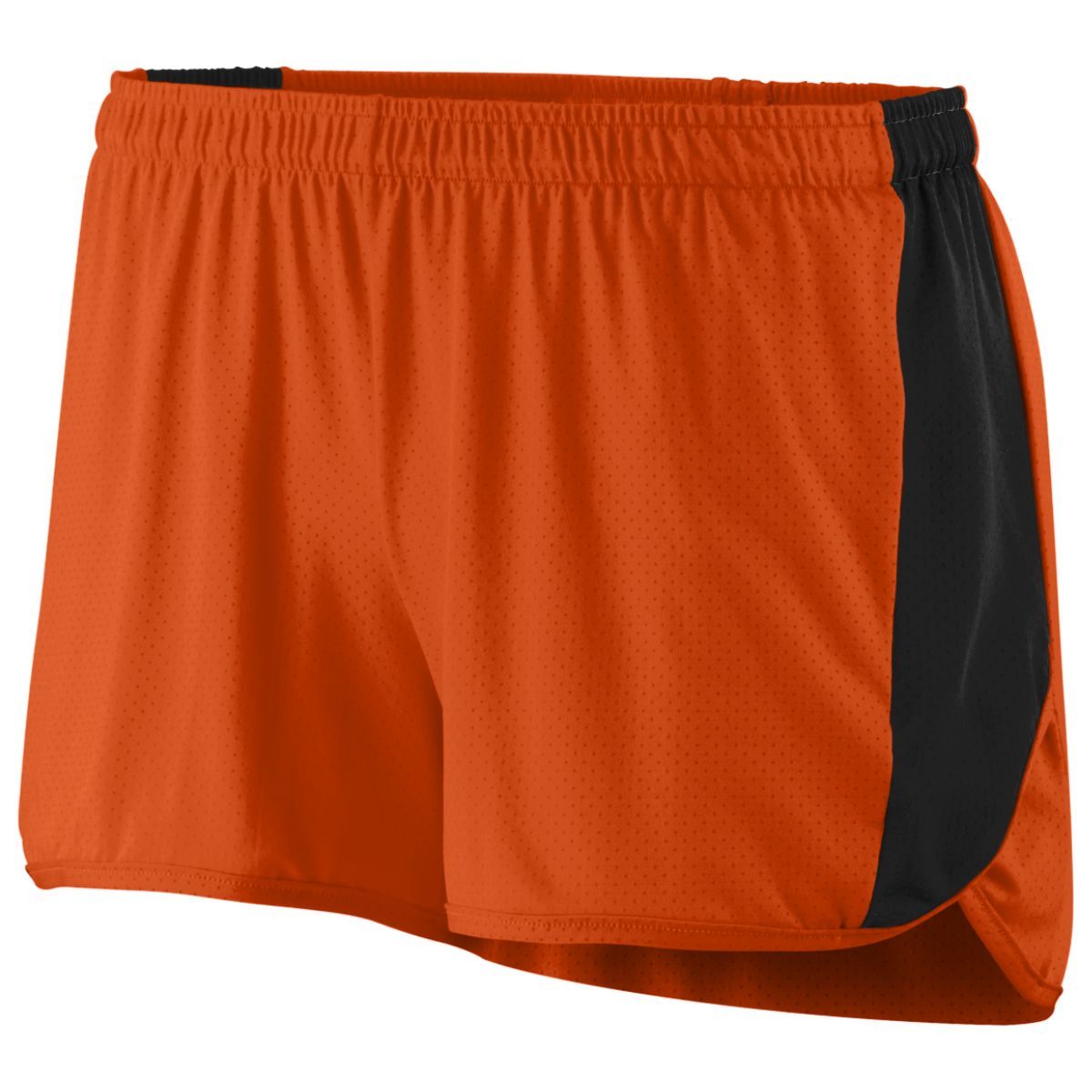 Augusta Sportswear Ladies Sprint Shorts in Orange/Black  -Part of the Ladies, Ladies-Shorts, Augusta-Products, Track-Field product lines at KanaleyCreations.com