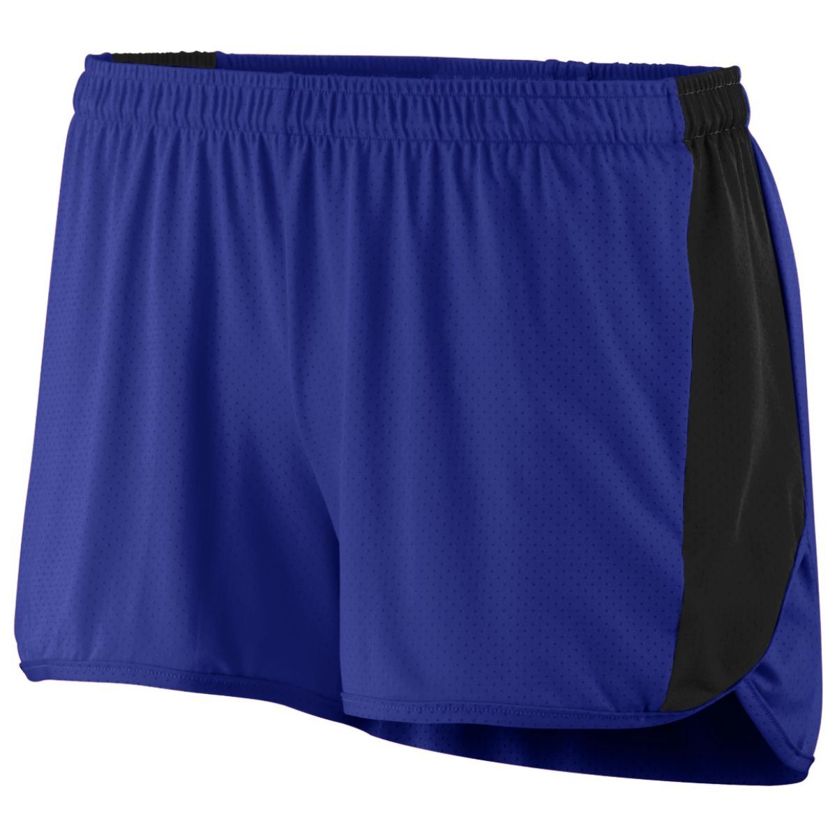 Augusta Sportswear Ladies Sprint Shorts in Purple/Black  -Part of the Ladies, Ladies-Shorts, Augusta-Products, Track-Field product lines at KanaleyCreations.com