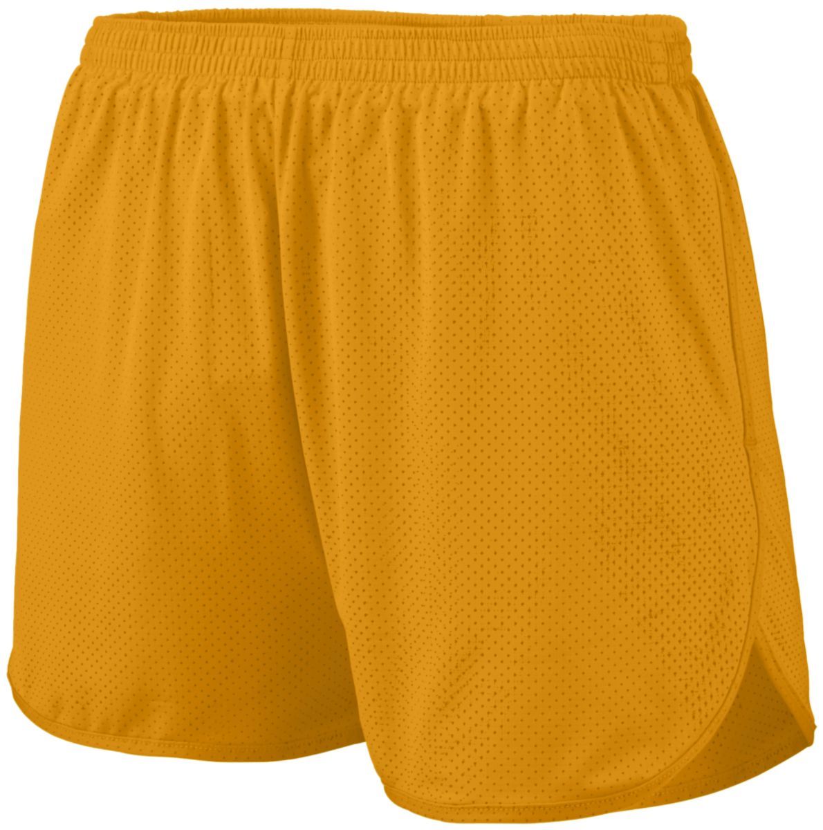 Augusta Sportswear Solid Split Shorts in Gold  -Part of the Adult, Adult-Shorts, Augusta-Products, Track-Field product lines at KanaleyCreations.com