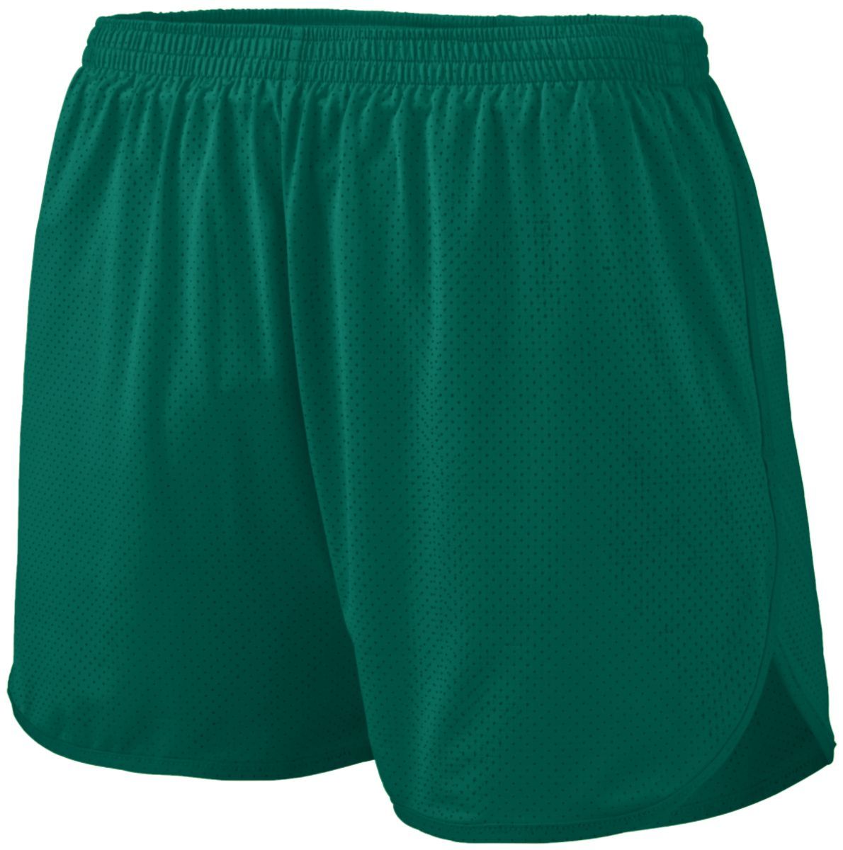 Augusta Sportswear Solid Split Shorts in Dark Green  -Part of the Adult, Adult-Shorts, Augusta-Products, Track-Field product lines at KanaleyCreations.com
