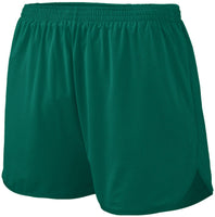 Augusta Sportswear Solid Split Shorts in Dark Green  -Part of the Adult, Adult-Shorts, Augusta-Products, Track-Field product lines at KanaleyCreations.com