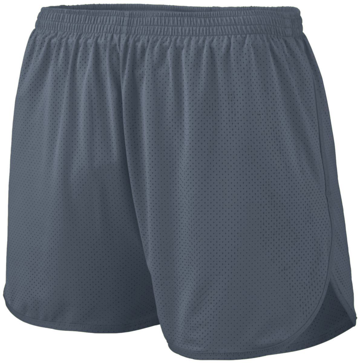 Augusta Sportswear Solid Split Shorts in Graphite  -Part of the Adult, Adult-Shorts, Augusta-Products, Track-Field product lines at KanaleyCreations.com