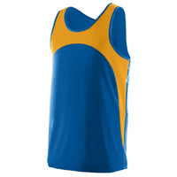 Augusta Sportswear Rapidpace Track Jersey in Royal/Gold  -Part of the Adult, Adult-Jersey, Augusta-Products, Track-Field, Shirts product lines at KanaleyCreations.com