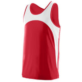 Augusta Sportswear Rapidpace Track Jersey in Red/White  -Part of the Adult, Adult-Jersey, Augusta-Products, Track-Field, Shirts product lines at KanaleyCreations.com