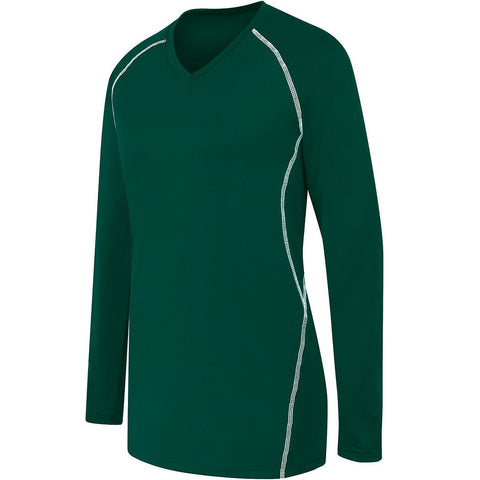 GIRLS LONG SLEEVE SOLID JERSEY from High 5