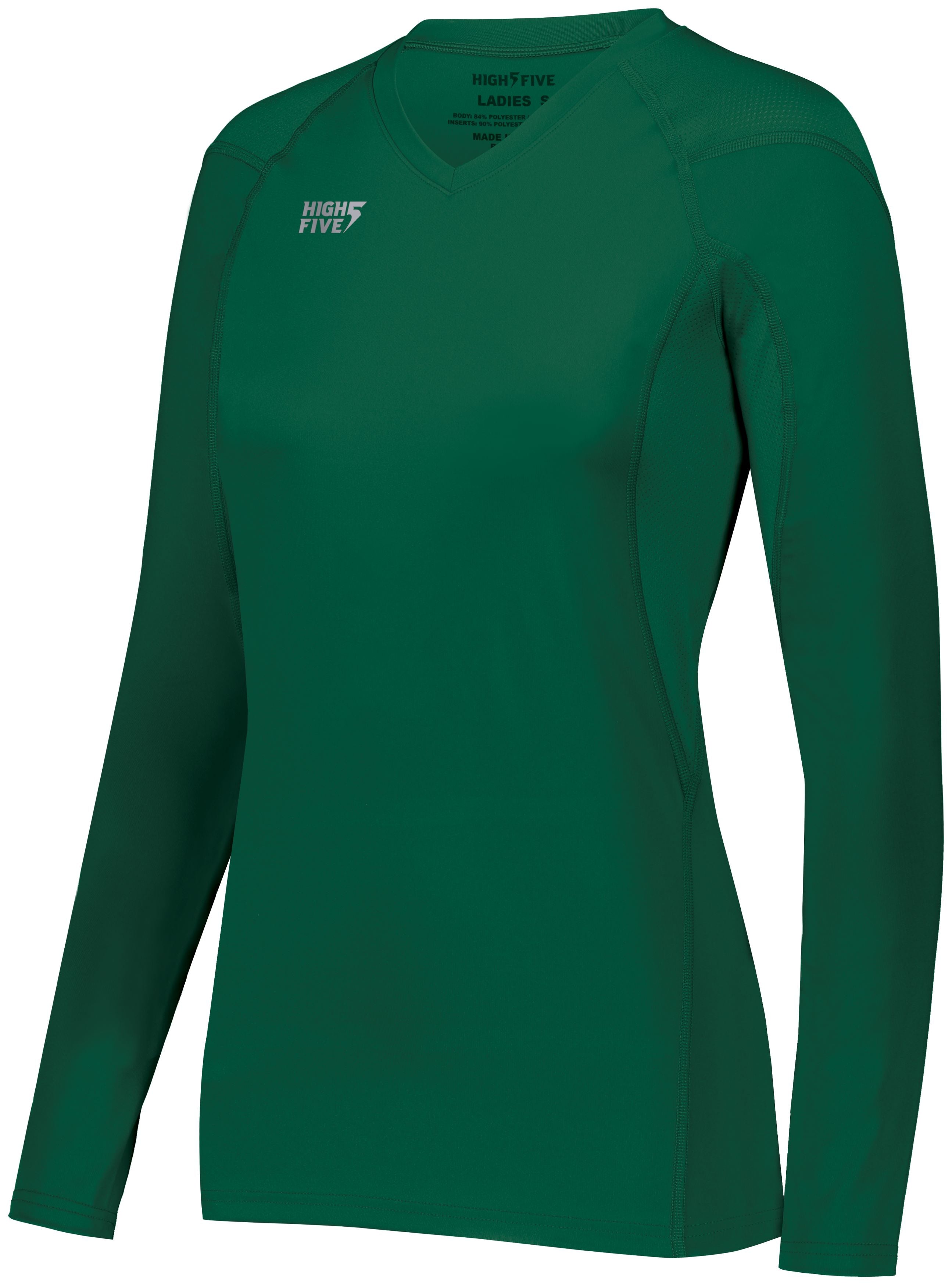High 5 Ladies Truhit Long Sleeve Jersey in Forest  -Part of the Ladies, Ladies-Jersey, High5-Products, Volleyball, Shirts product lines at KanaleyCreations.com