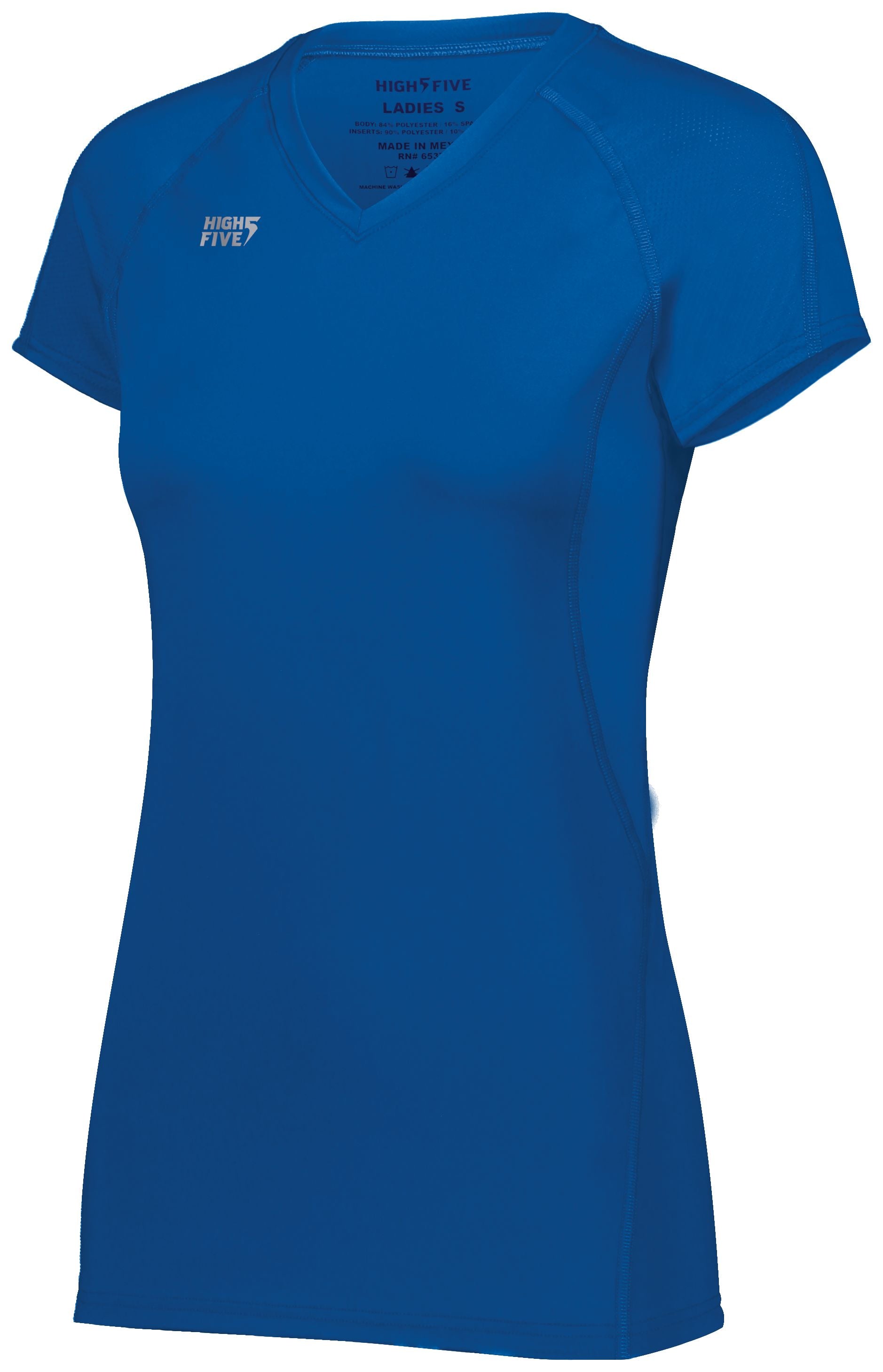 High 5 Girls Truhit Short Sleeve Jersey in Royal  -Part of the Girls, High5-Products, Volleyball, Girls-Jersey, Shirts product lines at KanaleyCreations.com