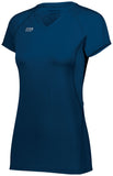 High 5 Girls Truhit Short Sleeve Jersey in Navy  -Part of the Girls, High5-Products, Volleyball, Girls-Jersey, Shirts product lines at KanaleyCreations.com