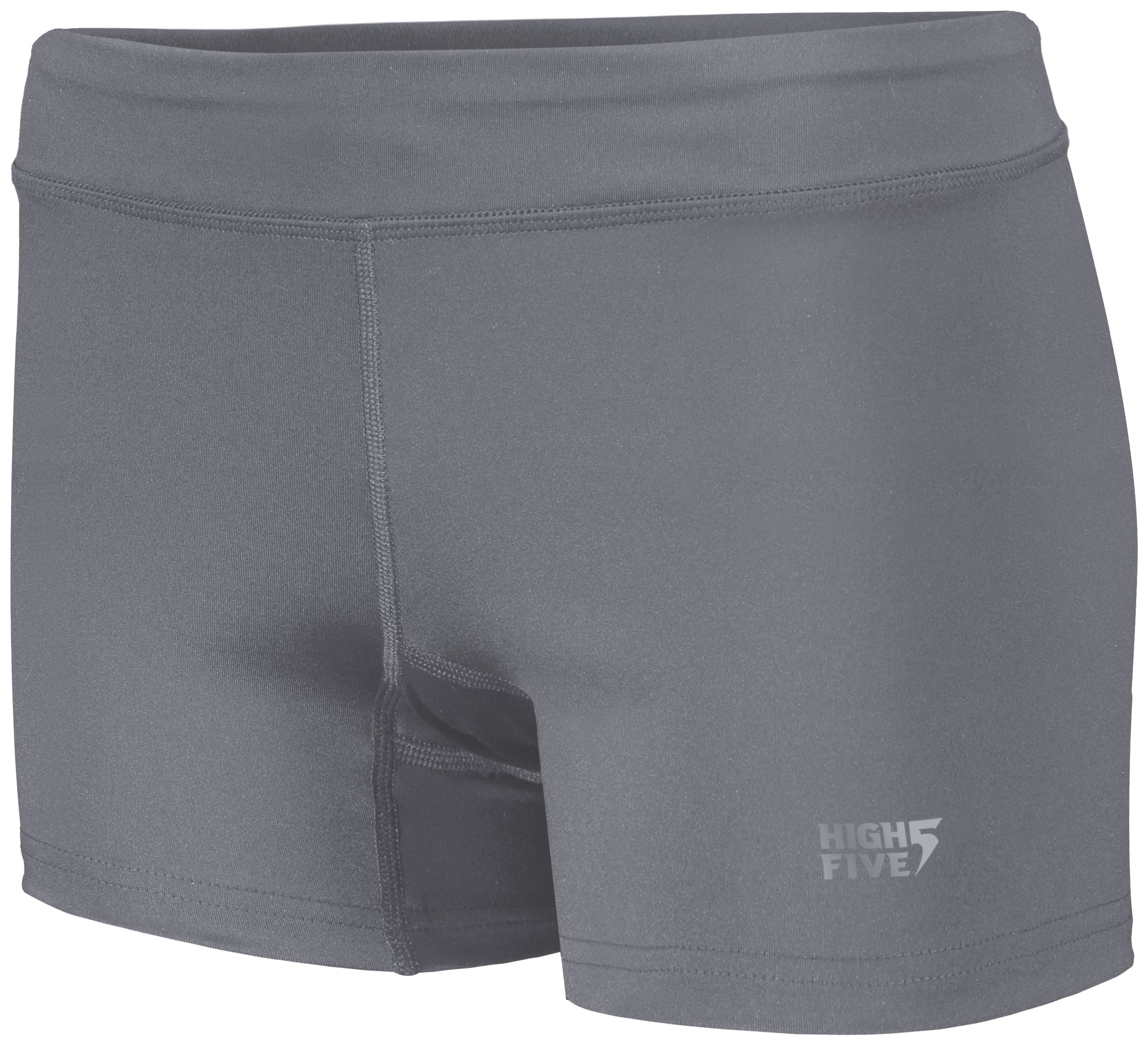High 5 Ladies Truhit Volleyball Shorts in Graphite  -Part of the Ladies, Ladies-Shorts, High5-Products, Volleyball product lines at KanaleyCreations.com