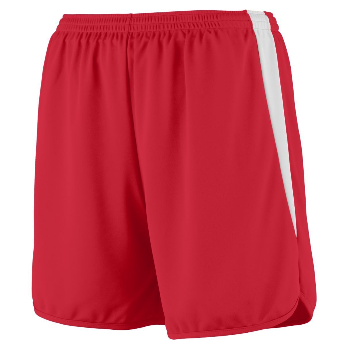 Augusta Sportswear Rapidpace Track Shorts in Red/White  -Part of the Adult, Adult-Shorts, Augusta-Products, Track-Field product lines at KanaleyCreations.com