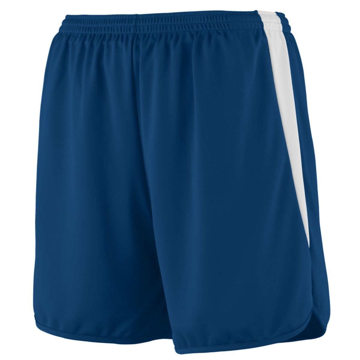 Augusta Sportswear Youth Rapidpace Track Shorts in Navy/White  -Part of the Youth, Youth-Shorts, Augusta-Products, Track-Field product lines at KanaleyCreations.com