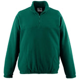 Augusta Sportswear Chill Fleece Half-Zip Pullover in Dark Green  -Part of the Adult, Adult-Pullover, Augusta-Products, Outerwear product lines at KanaleyCreations.com