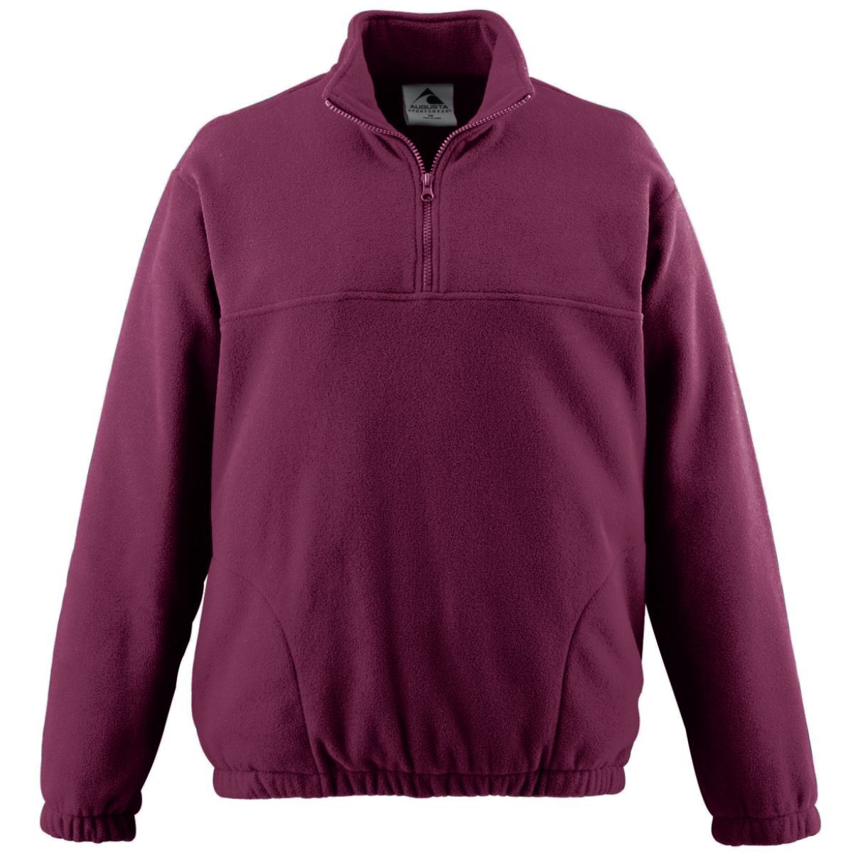 Augusta Sportswear Chill Fleece Half-Zip Pullover in Maroon  -Part of the Adult, Adult-Pullover, Augusta-Products, Outerwear product lines at KanaleyCreations.com
