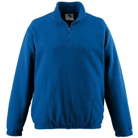 Augusta Sportswear Chill Fleece Half-Zip Pullover in Royal  -Part of the Adult, Adult-Pullover, Augusta-Products, Outerwear product lines at KanaleyCreations.com