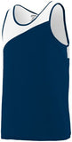 Augusta Sportswear Youth Accelerate Jersey in Navy/White  -Part of the Youth, Youth-Jersey, Augusta-Products, Track-Field, Shirts product lines at KanaleyCreations.com