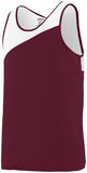 Augusta Sportswear Youth Accelerate Jersey in Maroon/White  -Part of the Youth, Youth-Jersey, Augusta-Products, Track-Field, Shirts product lines at KanaleyCreations.com