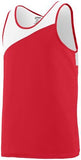 Augusta Sportswear Youth Accelerate Jersey in Red/White  -Part of the Youth, Youth-Jersey, Augusta-Products, Track-Field, Shirts product lines at KanaleyCreations.com