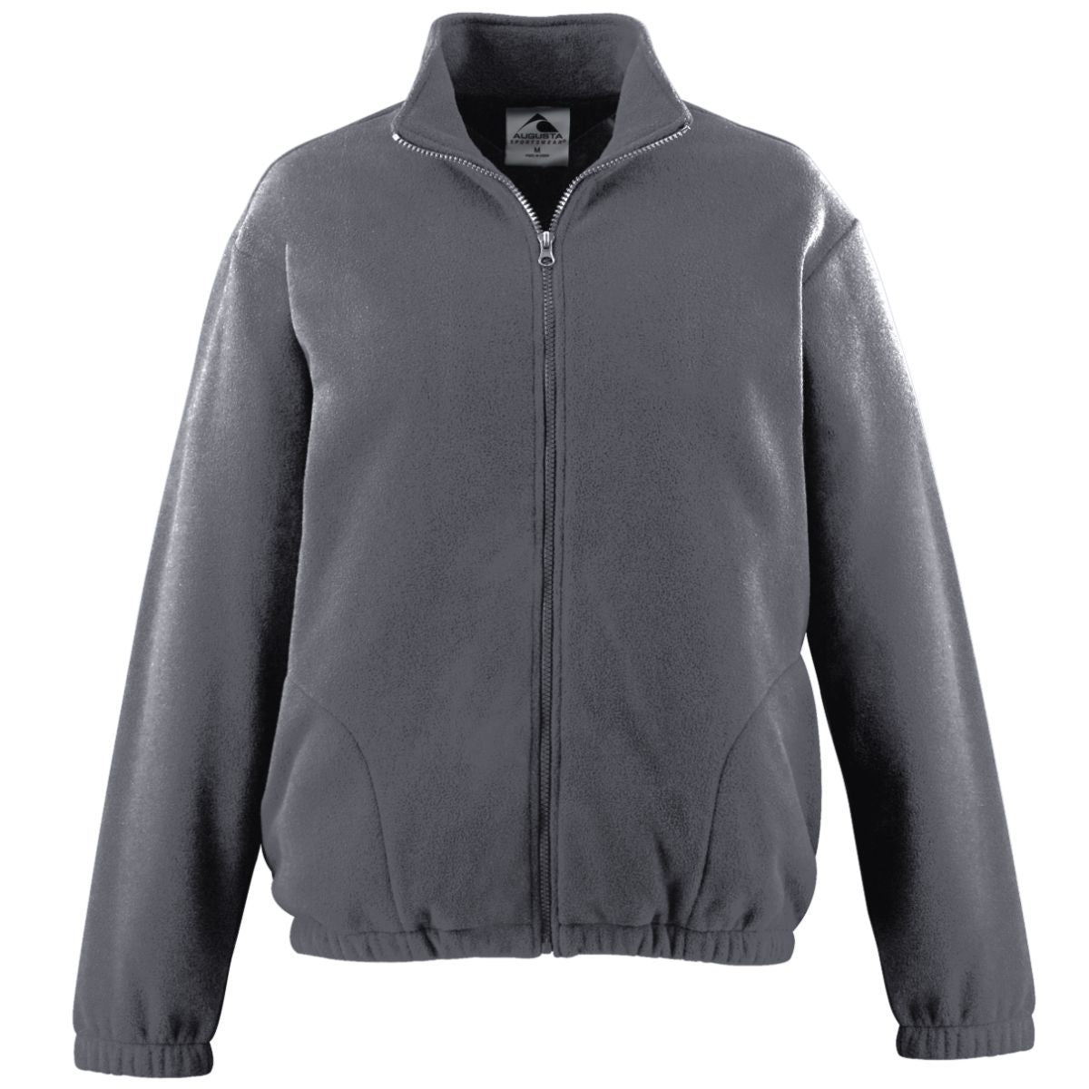 Augusta Sportswear Youth Chill Fleece Full Zip Jacket in Charcoal Heather  -Part of the Youth, Youth-Jacket, Augusta-Products, Outerwear product lines at KanaleyCreations.com