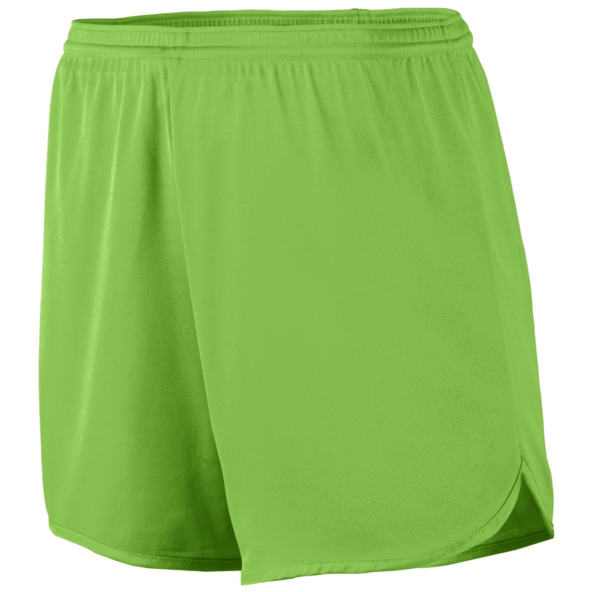 Augusta Sportswear Accelerate Shorts in Lime  -Part of the Adult, Adult-Shorts, Augusta-Products, Track-Field product lines at KanaleyCreations.com