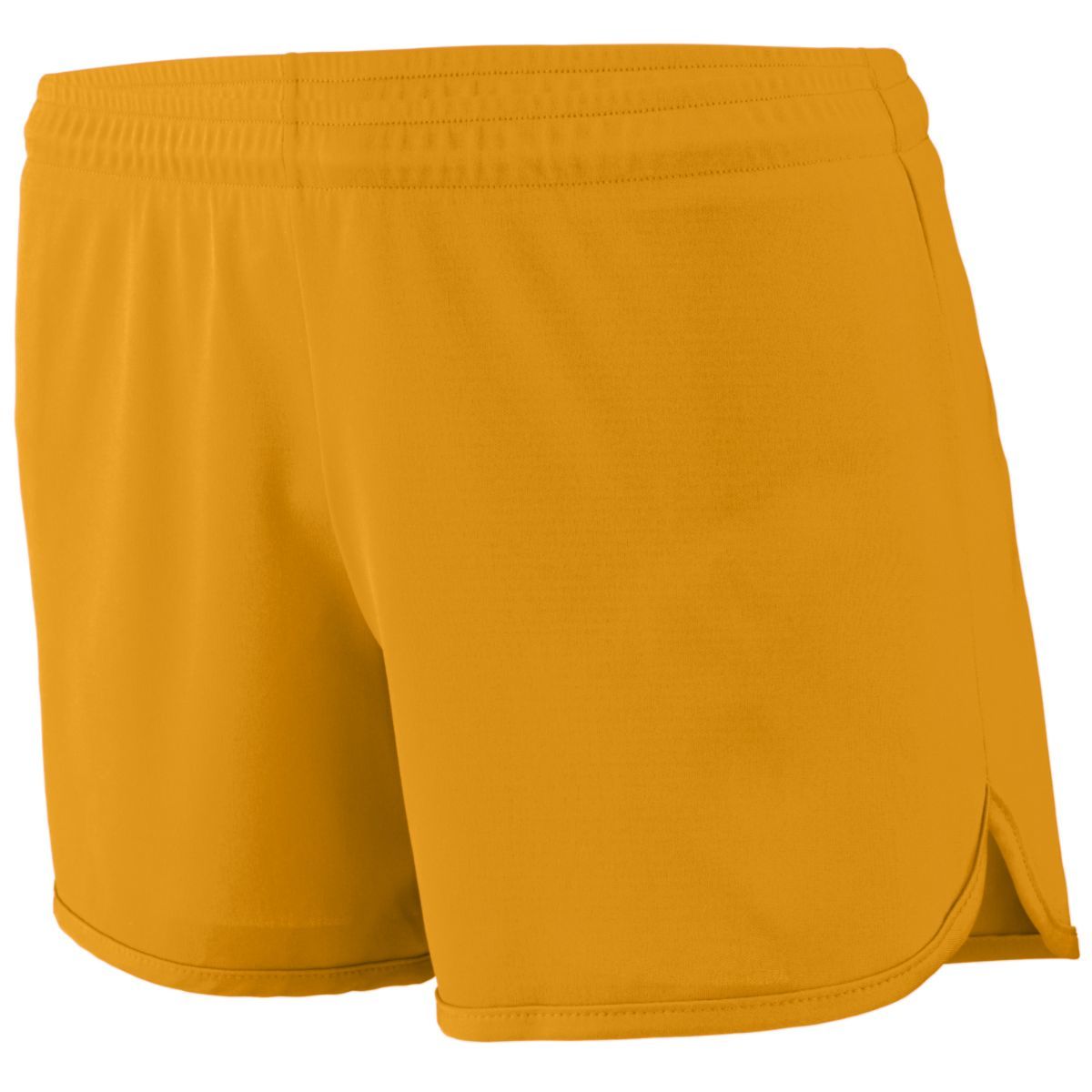 Augusta Sportswear Ladies Accelerate Shorts in Gold  -Part of the Ladies, Ladies-Shorts, Augusta-Products, Track-Field product lines at KanaleyCreations.com