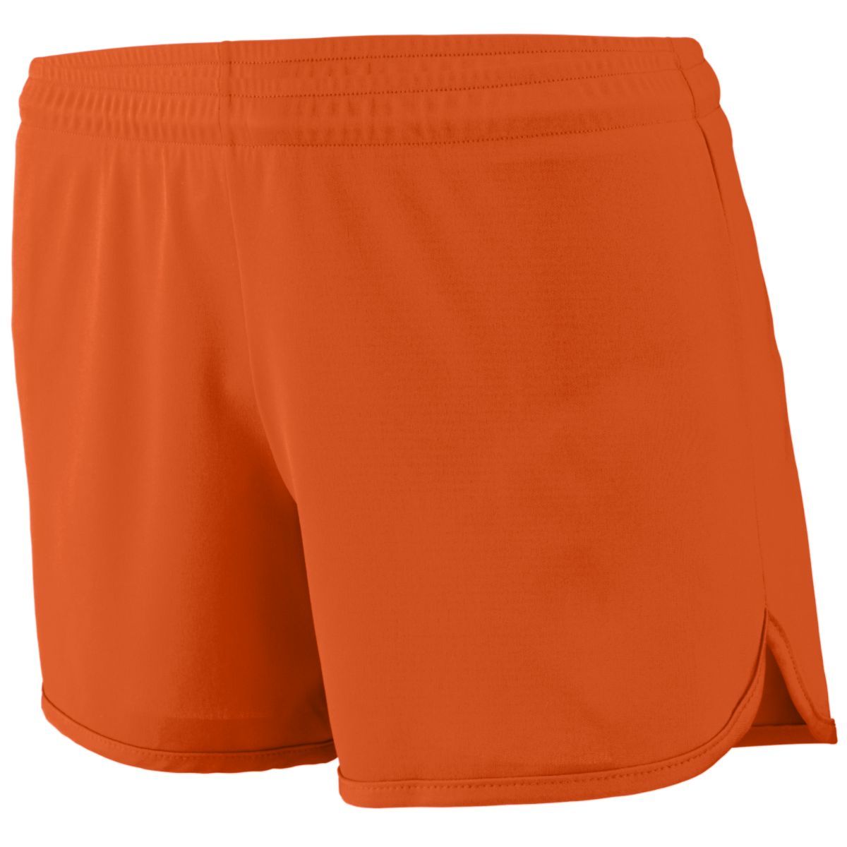 Augusta Sportswear Ladies Accelerate Shorts in Orange  -Part of the Ladies, Ladies-Shorts, Augusta-Products, Track-Field product lines at KanaleyCreations.com