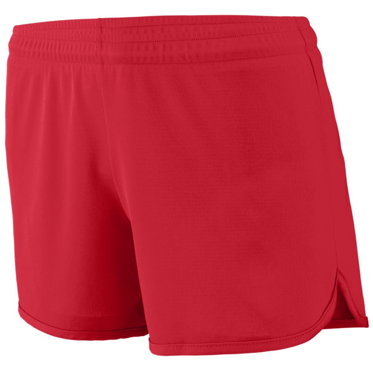 Augusta Sportswear Ladies Accelerate Shorts in Red  -Part of the Ladies, Ladies-Shorts, Augusta-Products, Track-Field product lines at KanaleyCreations.com