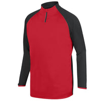 Augusta Sportswear Record Setter Pullover in Slate/Red  -Part of the Adult, Adult-Pullover, Augusta-Products, Outerwear product lines at KanaleyCreations.com