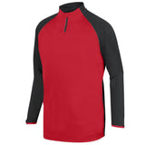 Augusta Sportswear Record Setter Pullover in Slate/Red  -Part of the Adult, Adult-Pullover, Augusta-Products, Outerwear product lines at KanaleyCreations.com