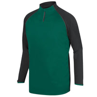 Augusta Sportswear Record Setter Pullover in Slate/Dark Green  -Part of the Adult, Adult-Pullover, Augusta-Products, Outerwear product lines at KanaleyCreations.com