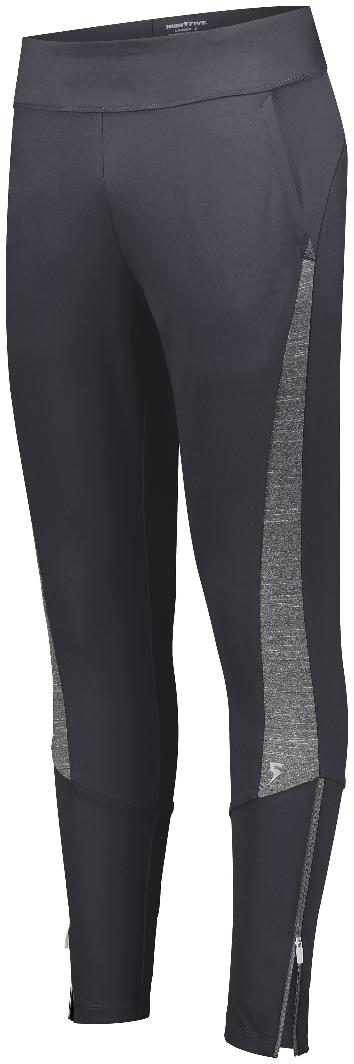 High 5 Ladies Free Form Pant in Carbon/Carbon Heather  -Part of the Ladies, Ladies-Pants, Pants, High5-Products product lines at KanaleyCreations.com