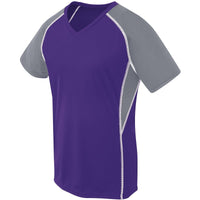 High 5 Ladies Evolution Short Sleeve in Purple/Graphite/White  -Part of the Ladies, High5-Products, Shirts product lines at KanaleyCreations.com