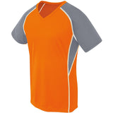 High 5 Ladies Evolution Short Sleeve in Orange/Graphite/White  -Part of the Ladies, High5-Products, Shirts product lines at KanaleyCreations.com