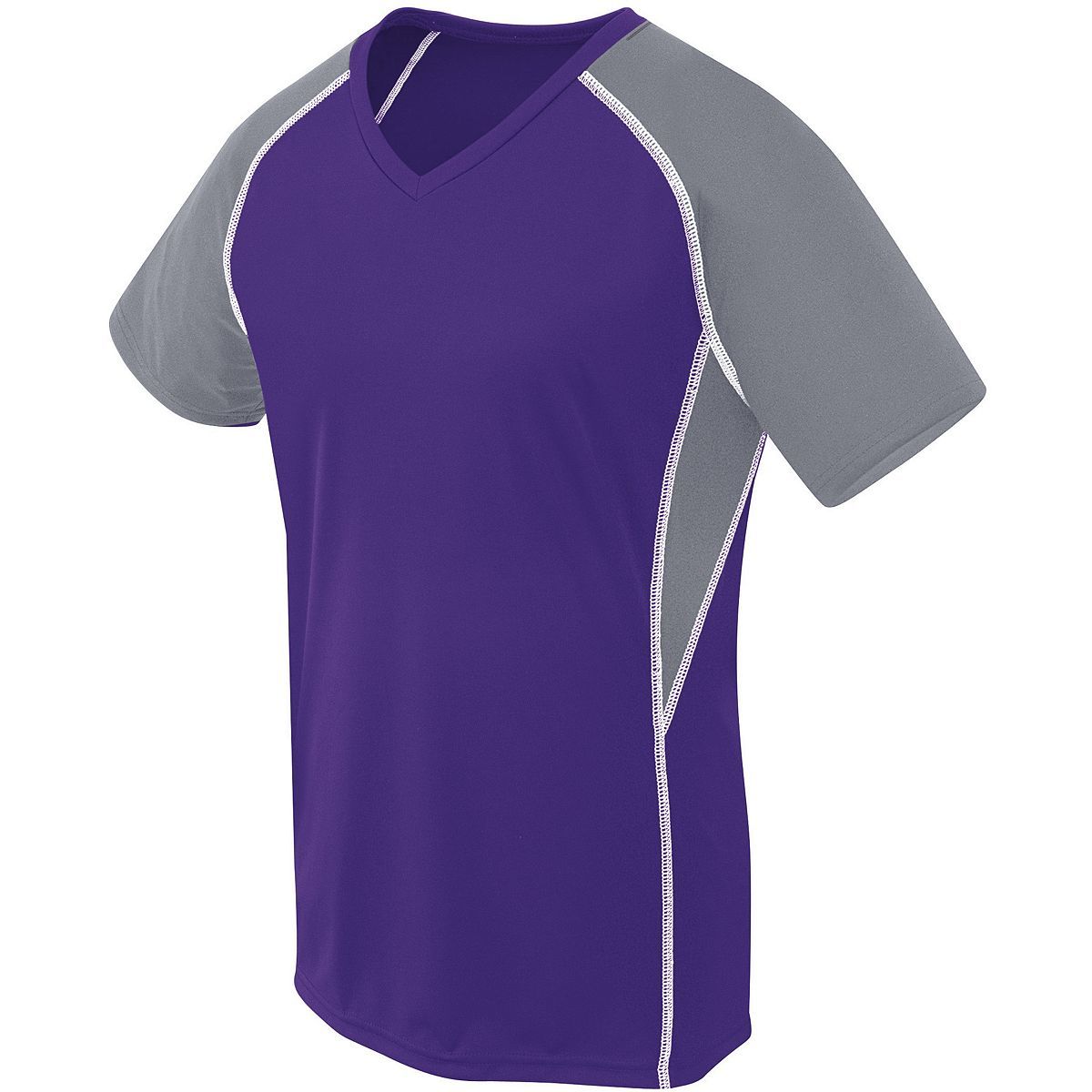 High 5 Girls Evolution Short Sleeve in Purple/Graphite/White  -Part of the Girls, High5-Products, Shirts product lines at KanaleyCreations.com