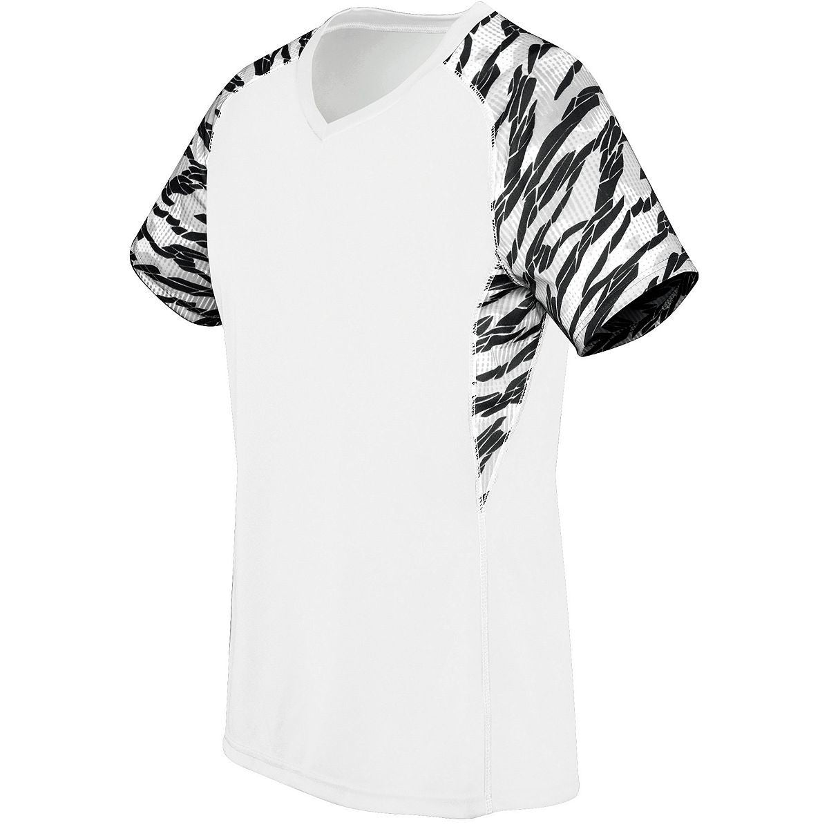 High 5 Ladies Printed Evolution Short Sleeve in White/Fragment Print/White  -Part of the Ladies, High5-Products, Shirts product lines at KanaleyCreations.com