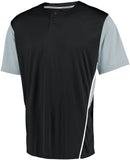 Russell Athletic Performance Two-Button Color Block Jersey