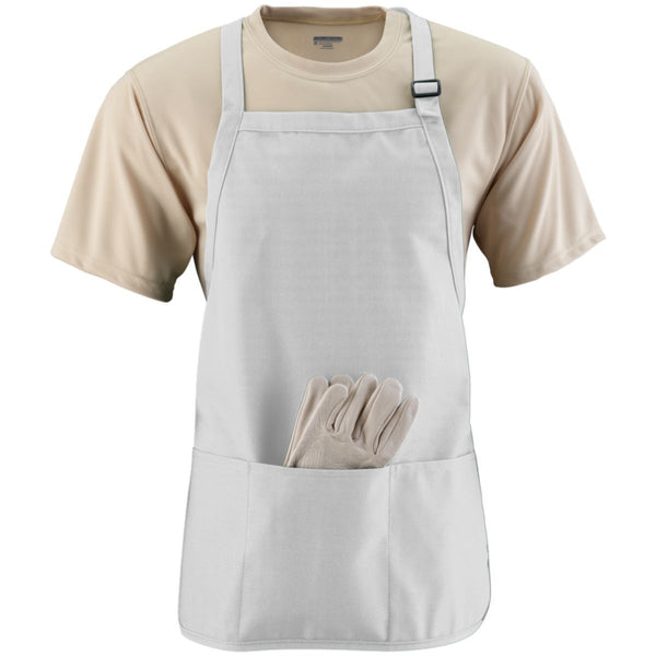 MEDIUM LENGTH APRON WITH POUCH from Augusta Sportswear