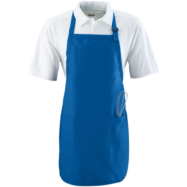 FULL LENGTH APRON WITH POCKETS from Augusta Sportswear