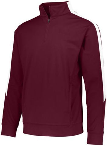 Augusta Sportswear Medalist 2.0 Pullover in Maroon/White  -Part of the Adult, Adult-Pullover, Augusta-Products, Outerwear product lines at KanaleyCreations.com