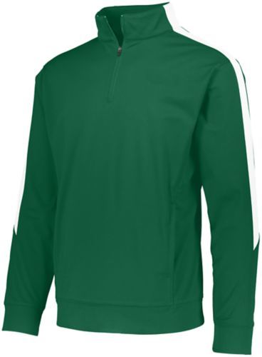 Augusta Sportswear Medalist 2.0 Pullover in Dark Green/White  -Part of the Adult, Adult-Pullover, Augusta-Products, Outerwear product lines at KanaleyCreations.com