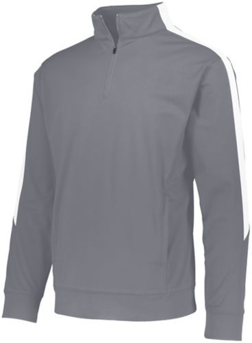 Augusta Sportswear Medalist 2.0 Pullover in Graphite/White  -Part of the Adult, Adult-Pullover, Augusta-Products, Outerwear product lines at KanaleyCreations.com