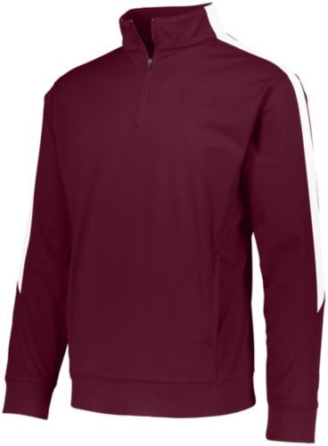 Augusta Sportswear Youth Medalist 2.0 Pullover in Maroon/White  -Part of the Youth, Youth-Pullover, Augusta-Products, Outerwear product lines at KanaleyCreations.com